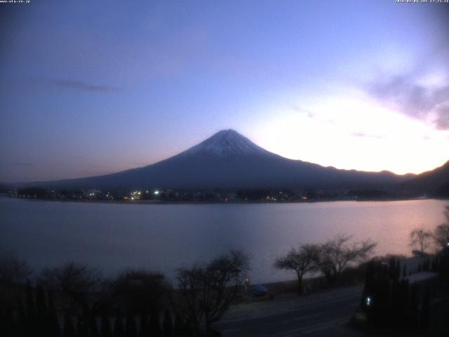 河口湖からの富士山