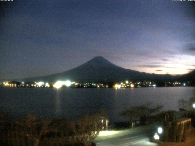 河口湖からの富士山