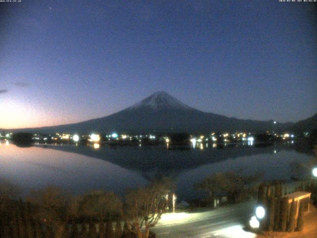 河口湖からの富士山