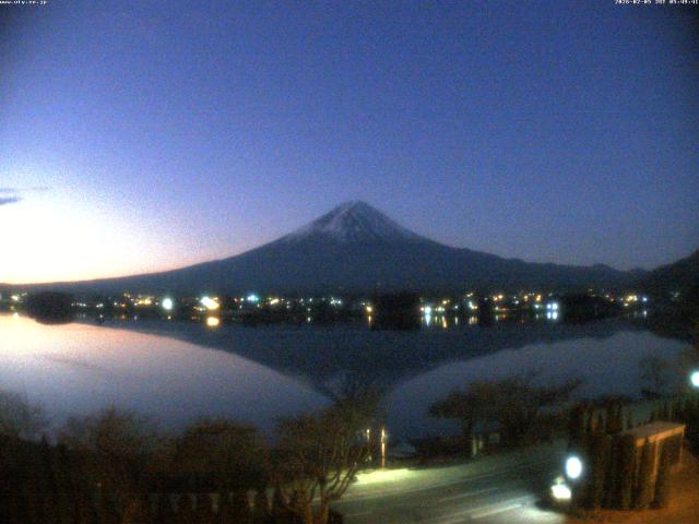 河口湖からの富士山