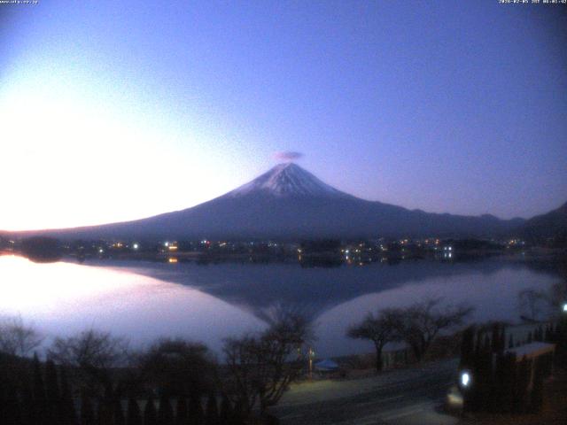 河口湖からの富士山