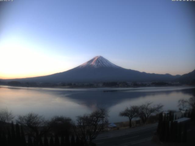 河口湖からの富士山