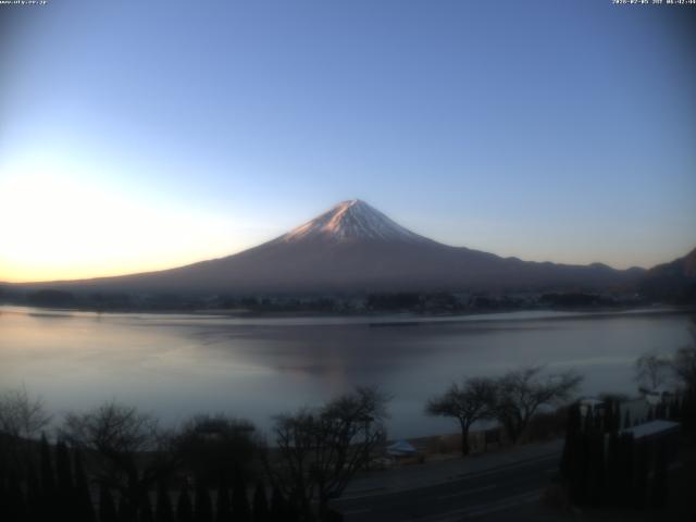 河口湖からの富士山