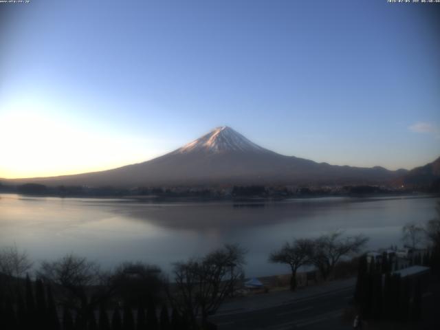 河口湖からの富士山