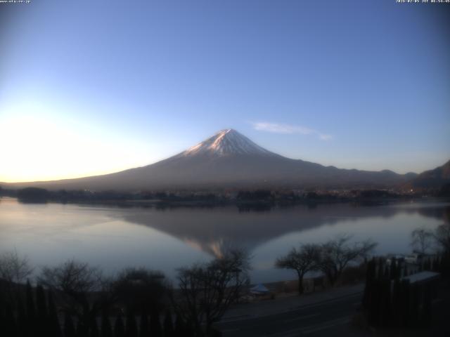 河口湖からの富士山