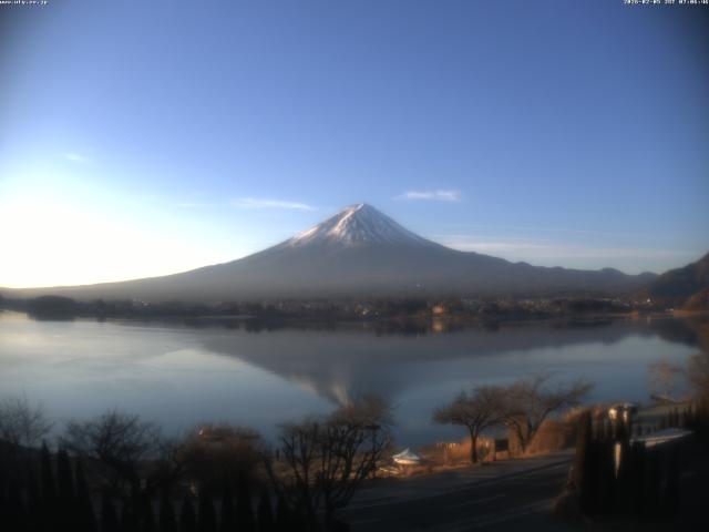 河口湖からの富士山