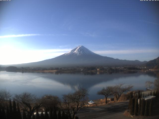 河口湖からの富士山