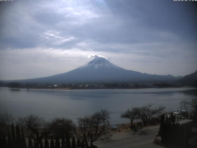 河口湖からの富士山