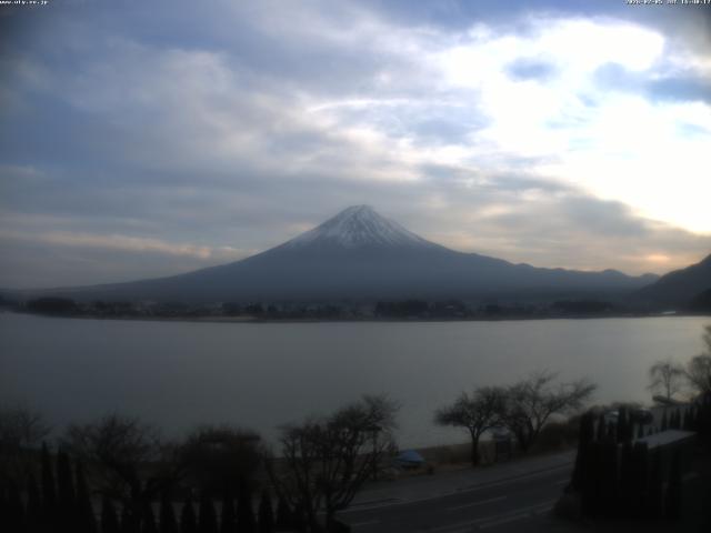 河口湖からの富士山
