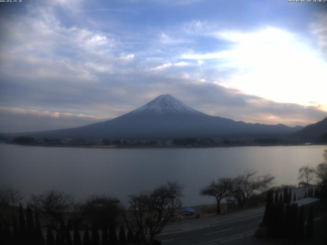 河口湖からの富士山