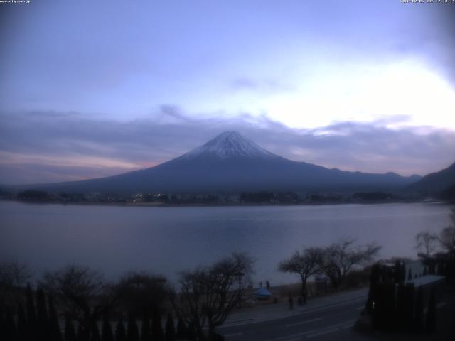 河口湖からの富士山