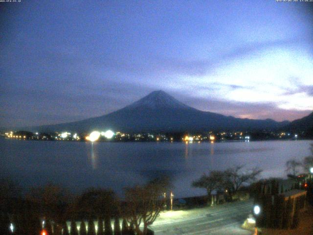 河口湖からの富士山