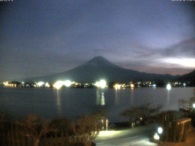 河口湖からの富士山