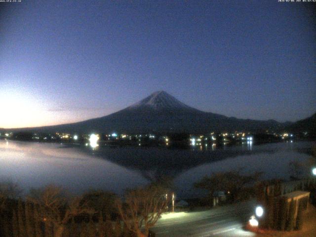 河口湖からの富士山