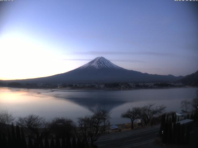 河口湖からの富士山