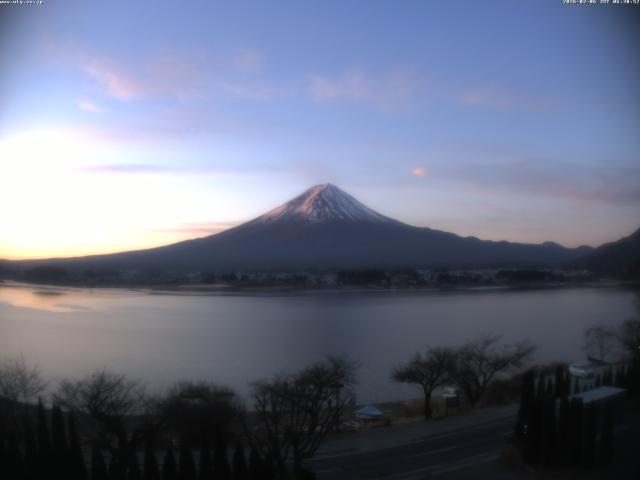 河口湖からの富士山