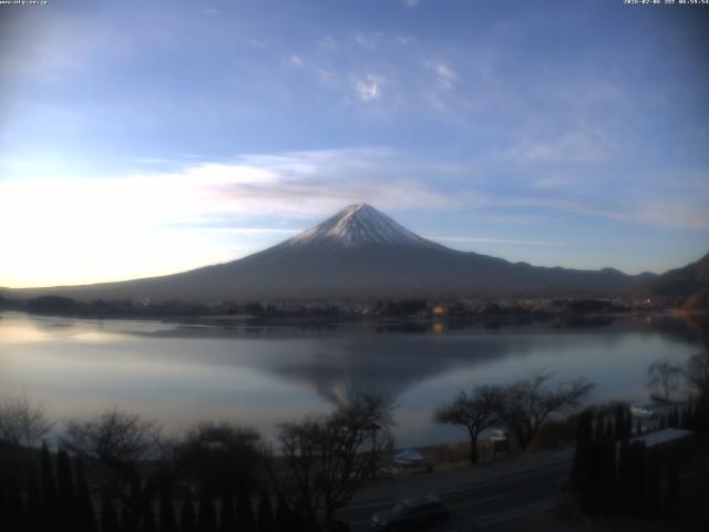 河口湖からの富士山