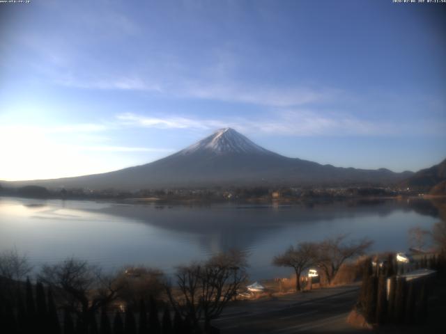 河口湖からの富士山