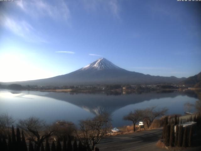 河口湖からの富士山