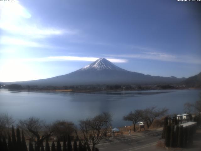河口湖からの富士山