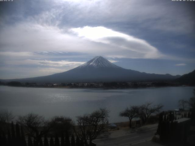 河口湖からの富士山