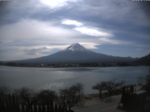 河口湖からの富士山