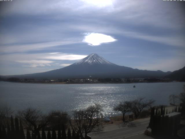 河口湖からの富士山
