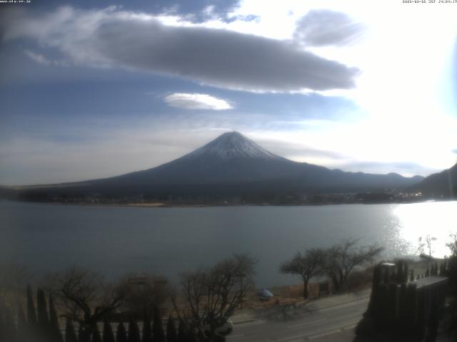 河口湖からの富士山