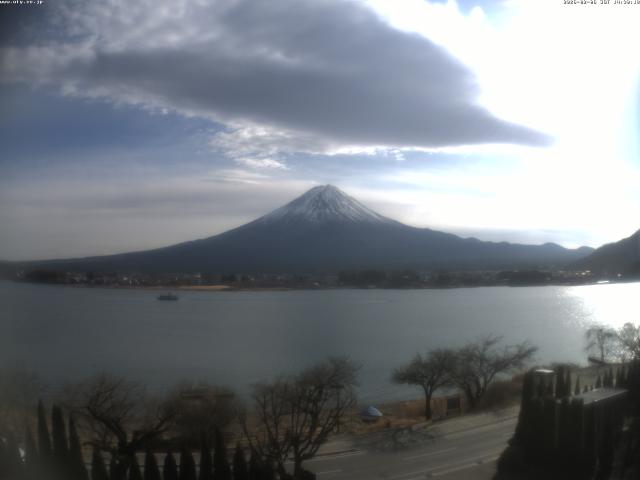 河口湖からの富士山