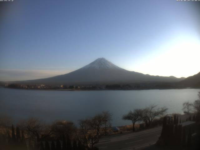 河口湖からの富士山