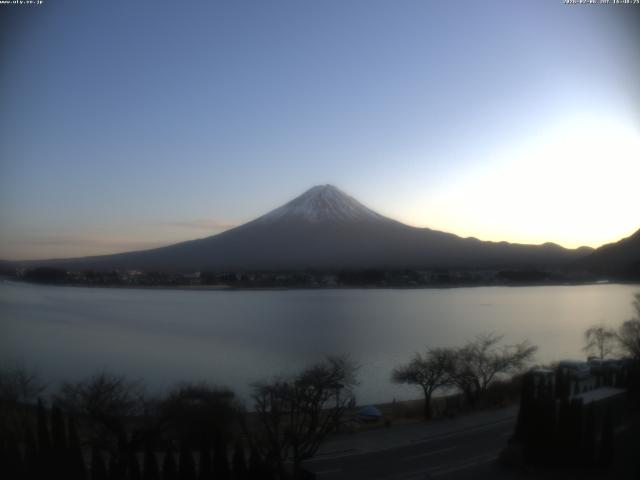 河口湖からの富士山