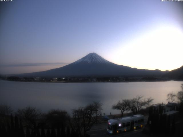 河口湖からの富士山