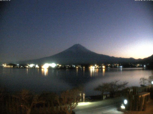 河口湖からの富士山