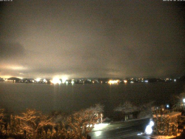 河口湖からの富士山