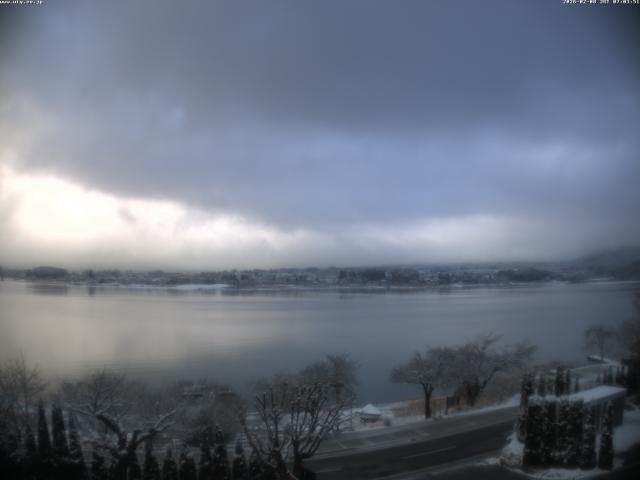 河口湖からの富士山