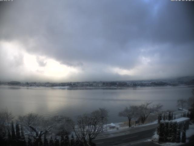 河口湖からの富士山