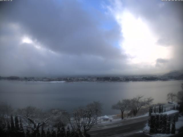 河口湖からの富士山