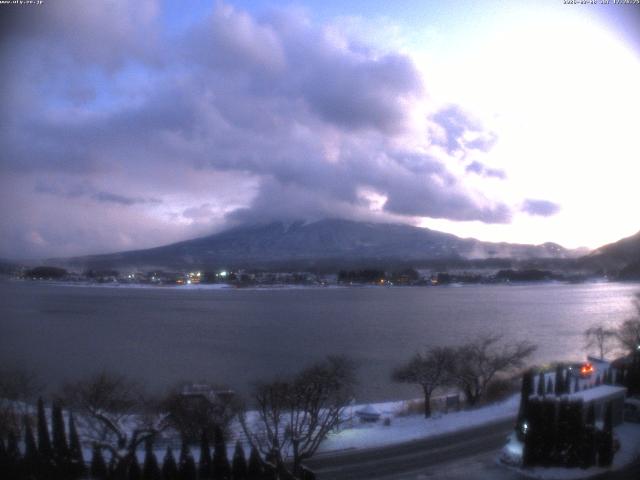 河口湖からの富士山