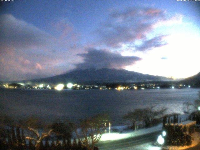 河口湖からの富士山