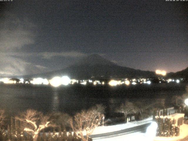 河口湖からの富士山