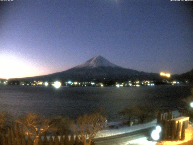 河口湖からの富士山