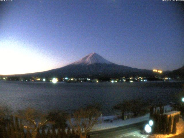 河口湖からの富士山