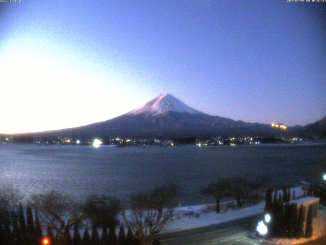 河口湖からの富士山