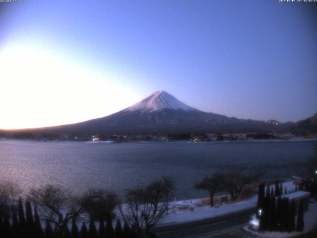 河口湖からの富士山