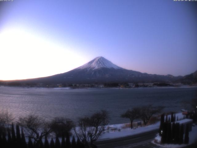 河口湖からの富士山