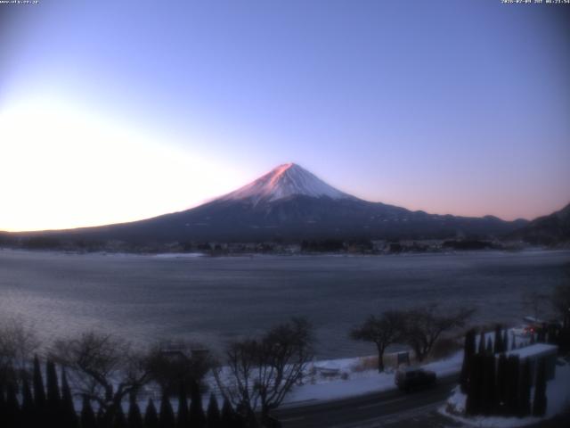 河口湖からの富士山