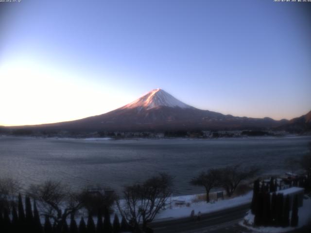 河口湖からの富士山