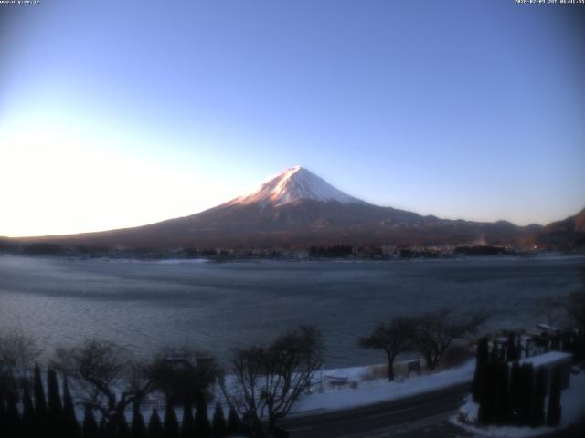 河口湖からの富士山