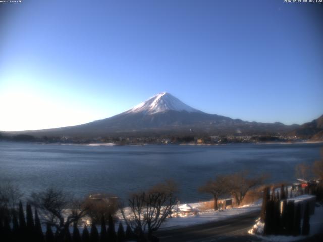 河口湖からの富士山