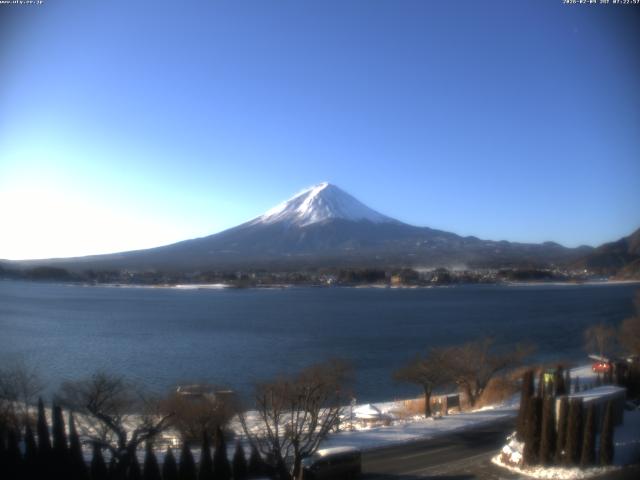 河口湖からの富士山
